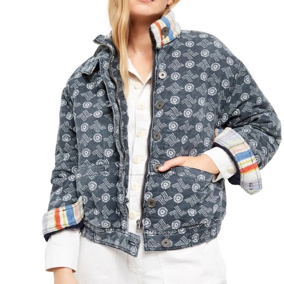 Free People Mackenzie Bomber Jacket - Picture 1 of 5